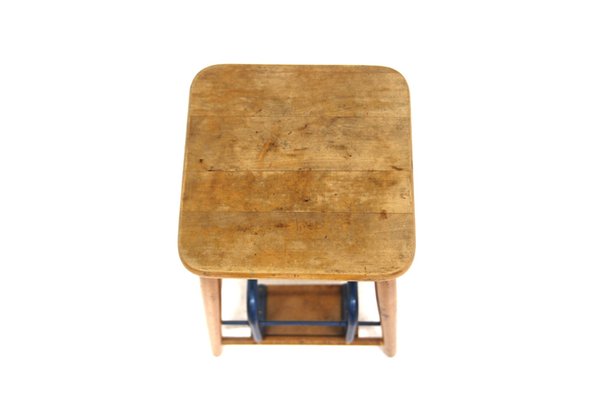 Scandinavian Birch Stool, Sweden, 1960s-GEK-1776969