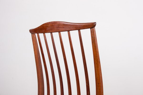 Scandinavian Black Teak Skai Chairs, 1960s, Set of 6-EMB-1404835