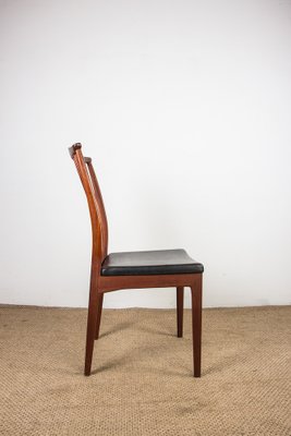 Scandinavian Black Teak Skai Chairs, 1960s, Set of 6-EMB-1404835