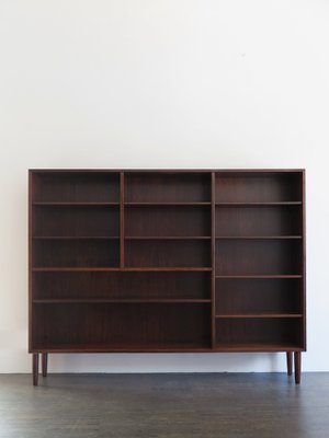 Scandinavian Bookcase in Dark Wood, 1960s-CC-1354332