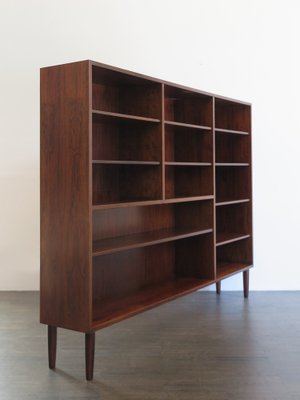 Scandinavian Bookcase in Dark Wood, 1960s-CC-1354332