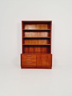 Scandinavian Bookshelf in Teak Veneer by Strobeck, Denmark, 1960s-IQR-1323944