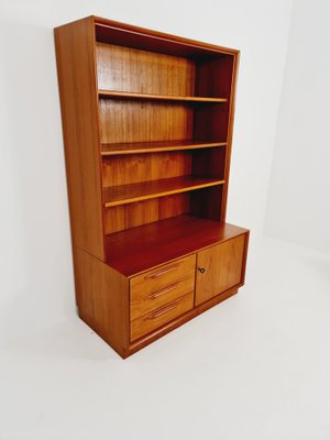 Scandinavian Bookshelf in Teak Veneer by Strobeck, Denmark, 1960s-IQR-1323944