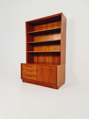 Scandinavian Bookshelf in Teak Veneer by Strobeck, Denmark, 1960s-IQR-1323944