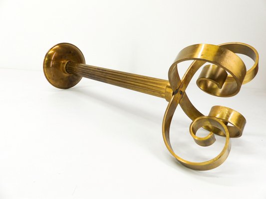 Scandinavian Brass Candleholder by Ivar Ålenius Björk for Ystal Metall, 1960s-DQG-1742789