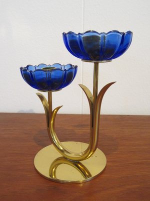 Scandinavian Candleholder by Gunnar Ander for Ystad-Metall, 1950s-YDZ-831863