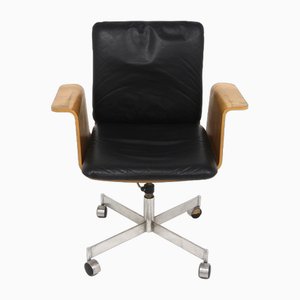 Scandinavian Chair in Leather, 1970-GEK-1769175