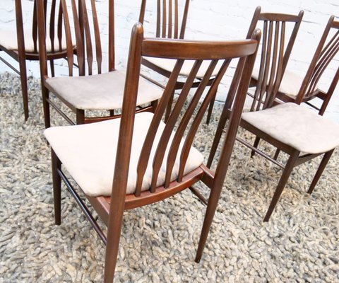 Scandinavian Chairs, 1960s, Set of 6-QFD-1087842