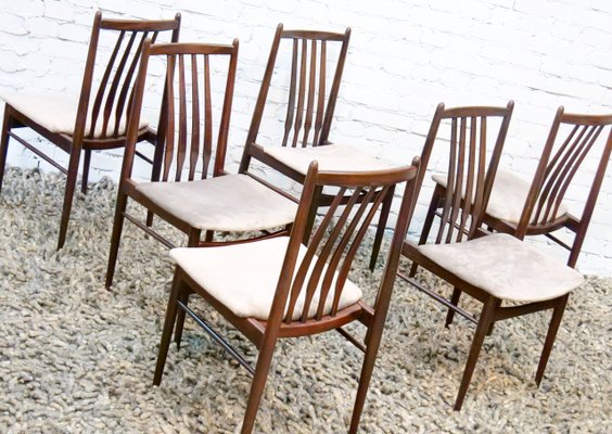 Scandinavian Chairs, 1960s, Set of 6-QFD-1087842