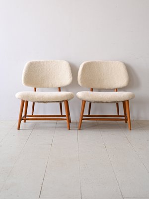 Scandinavian Chairs by Alf Svensson, 1960s, Set of 2-QWP-2035843