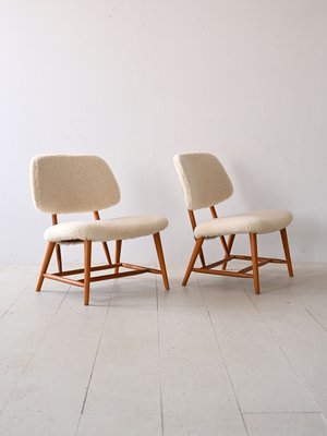 Scandinavian Chairs by Alf Svensson, 1960s, Set of 2-QWP-2035843