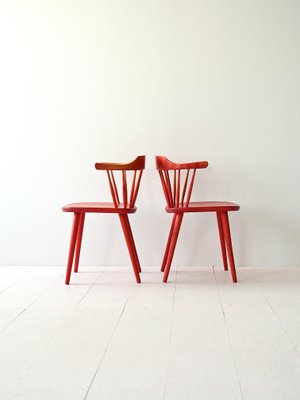 Scandinavian Chairs by Yngve Ekström, 1960s, Set of 2-QWP-2034913