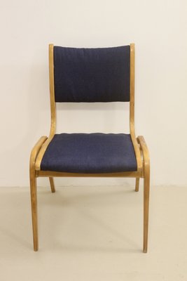 Scandinavian Chairs in Curved Wood, 1960s, Set of 4-OTF-2022562