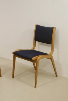 Scandinavian Chairs in Curved Wood, 1960s, Set of 4-OTF-2022562