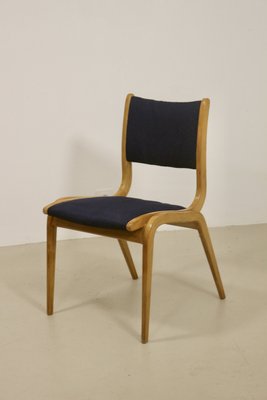 Scandinavian Chairs in Curved Wood, 1960s, Set of 4-OTF-2022562