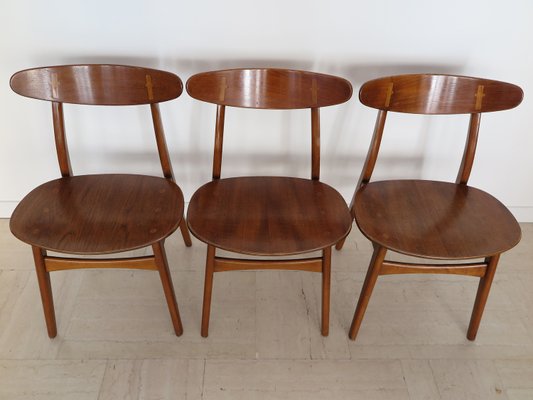 Scandinavian Chairs Model Ch30 by Hans J. Wegner for Carl Hansen & Son, Denmark, 1950s, Set of 6-CC-2024638