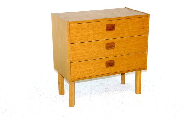 Scandinavian Chest of Drawers in Oak, Sweden, 1960s-GEK-1030735