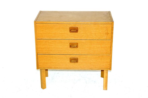 Scandinavian Chest of Drawers in Oak, Sweden, 1960s-GEK-1030735