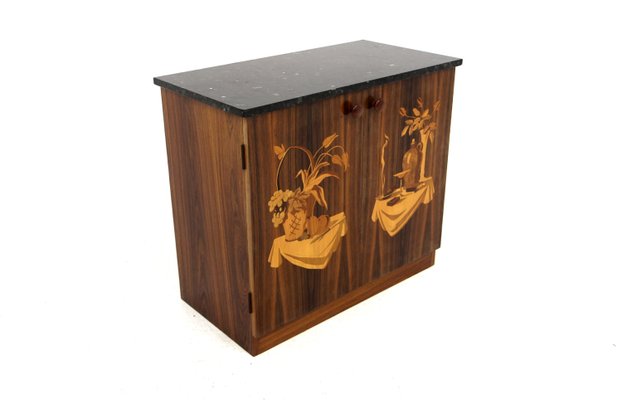 Scandinavian Chest of Drawers in Rosewood from Mjölby Intarsia, Sweden, 1950s-GEK-2022915