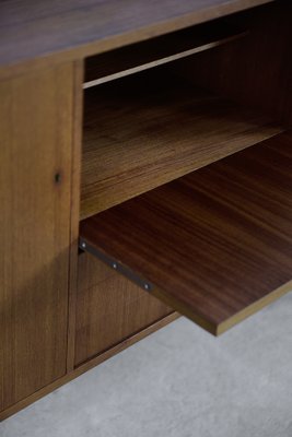 Scandinavian Classic Teak High Sideboard with Drawers, 1960s-ZAA-1148316