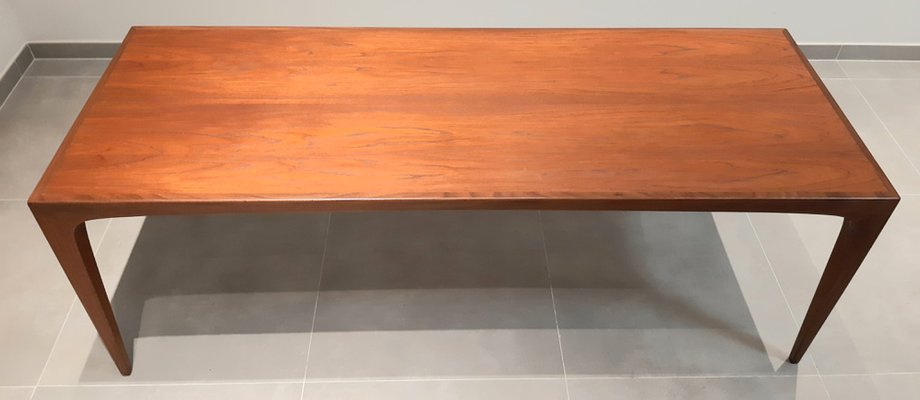 Scandinavian Coffee Table by Johannes Andersen for CFC Silkeborg, 1950s-HPX-973057