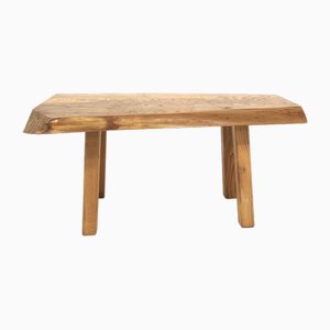 Scandinavian Coffee Table in Elm, Sweden, 1970s-GEK-1749617