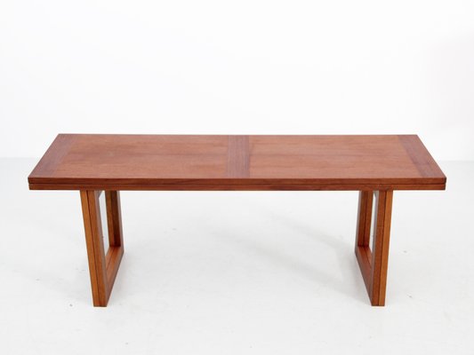 Scandinavian Coffee Table in Teak from Ansager Møbler, 1960s-PI-2022646