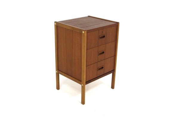 Scandinavian Commode in Teak by Bertil Fridhagen for Bodafors, Sweden, 1960s-GEK-2028412