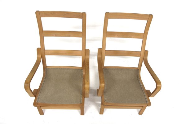 Scandinavian Contino Armchairs by Yngve Ekström for Swede, Sweden, 1970s, Set of 2-GEK-1816655