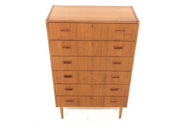 Scandinavian Convenient Tallboy in Teak, Sweden, 1950s-GEK-1798927