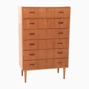 Scandinavian Convenient Tallboy in Teak, Sweden, 1950s-GEK-1798927