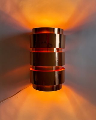 Scandinavian Copper Sconce by Hans-Agne Jakobsson for Hans-Agne Jakobsson AB Markaryd, 1950s-SFW-1776057