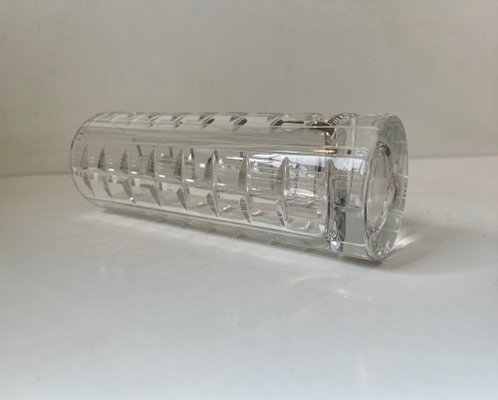 Scandinavian Cut Crystal Vase, 1950s-LCR-1293607