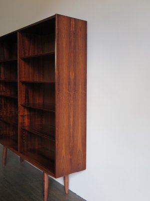 Scandinavian Dark Wood Bookcase by Gunni Omann, 1960s-CC-1112724