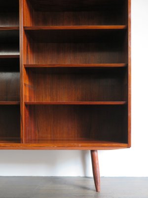 Scandinavian Dark Wood Bookcase by Gunni Omann, 1960s-CC-1112724