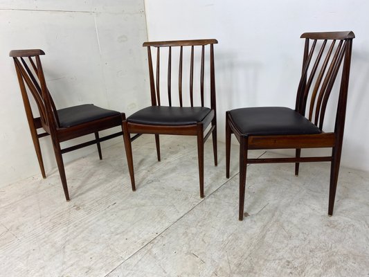 Scandinavian Dining Chairs, 1960s, Set of 3-DE-1078789