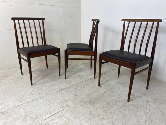 Scandinavian Dining Chairs, 1960s, Set of 3-DE-1078789