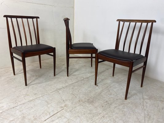 Scandinavian Dining Chairs, 1960s, Set of 3-DE-1078789