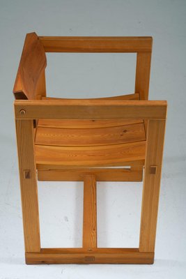 Scandinavian Dining Chairs in Pine, Model Trybo by Edvin Helseth, 1960s, Set of 2-FM-1318954