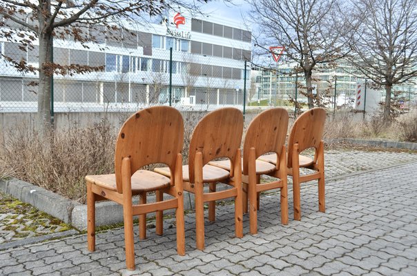 Scandinavian Dining Set in Pine from Glostrup Mobler, Set of 5-UF-1283416