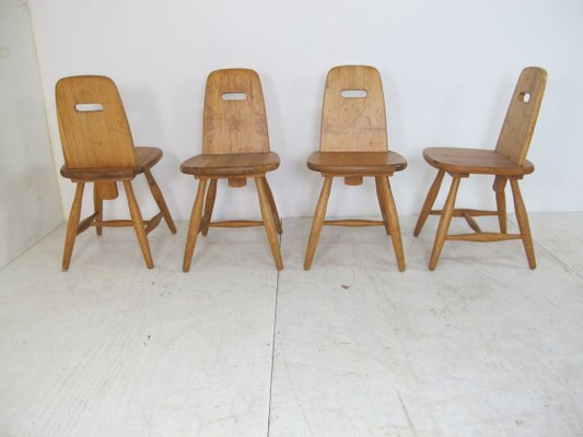 Scandinavian Dining Table & Chairs Set by Eero Aarnio for Laukaan Puu, 1960s, Set of 5-DE-809847