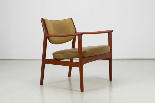 Scandinavian Easy Chairs with Teak and Leather by Westnofa, 1960s, Set of 2-AO-1777136