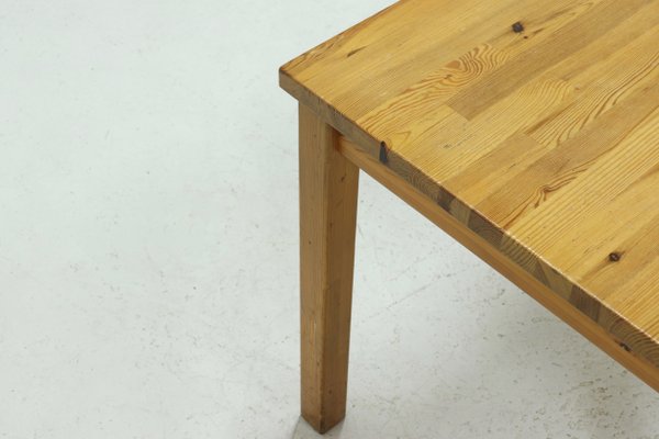 Scandinavian Extendable Dining Table in Solid Pine, 1960s-VV-1256331