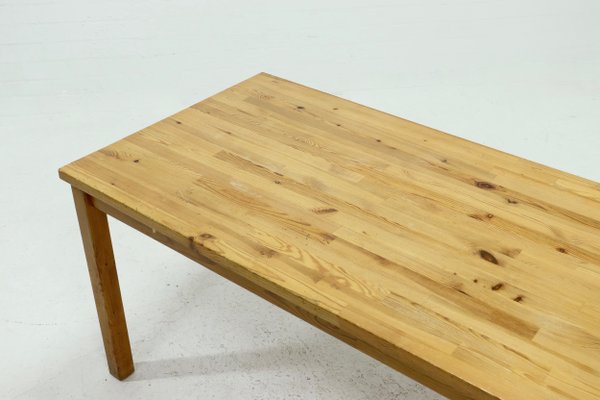 Scandinavian Extendable Dining Table in Solid Pine, 1960s-VV-1256331