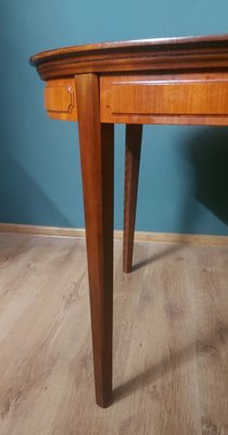 Scandinavian Extendable Mahogany Table, 1950s-KDW-1763446