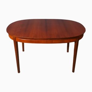 Scandinavian Extendable Mahogany Table, 1950s-KDW-1763446