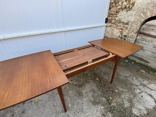 Scandinavian Extendable Table in Teak, 1960s-ZYJ-2024519