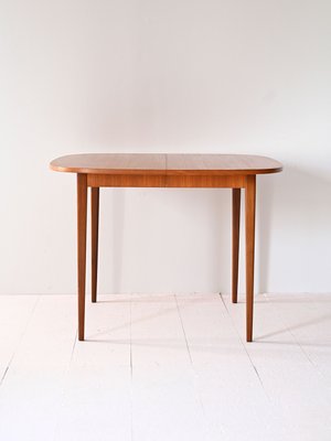 Scandinavian Extendable Teak Table, 1960s-QWP-2033909