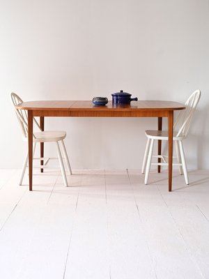 Scandinavian Extendable Teak Table, 1960s-QWP-2033909