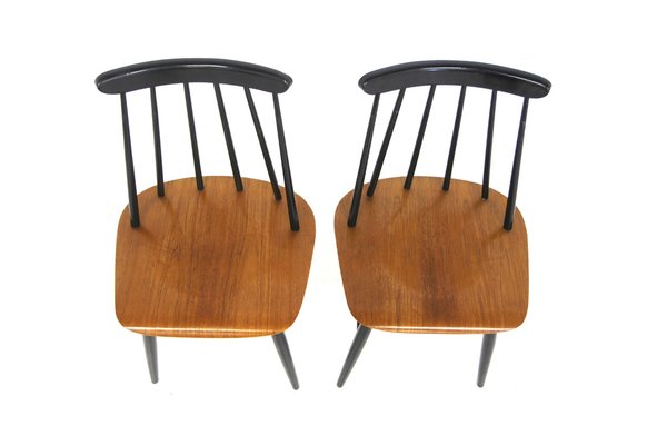 Scandinavian Fanett Chairs by Ilmari Tapiovaara for Edsby Verken, Sweden, 1960s, Set of 2-GEK-2043509